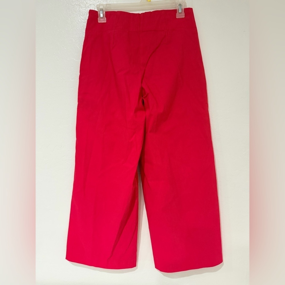 Maeve by Anthropologie Pink Wide-Leg Pants size 4 - Picture 4 of 8